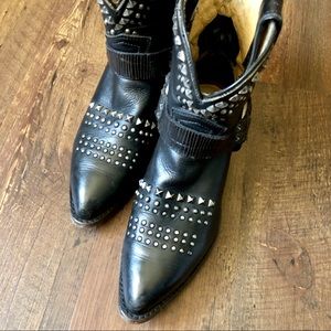 FRYE Black Rocker Boots